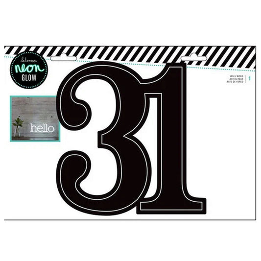 heidi swapp wall art - 14 x 9.6 - black -- 17 per box