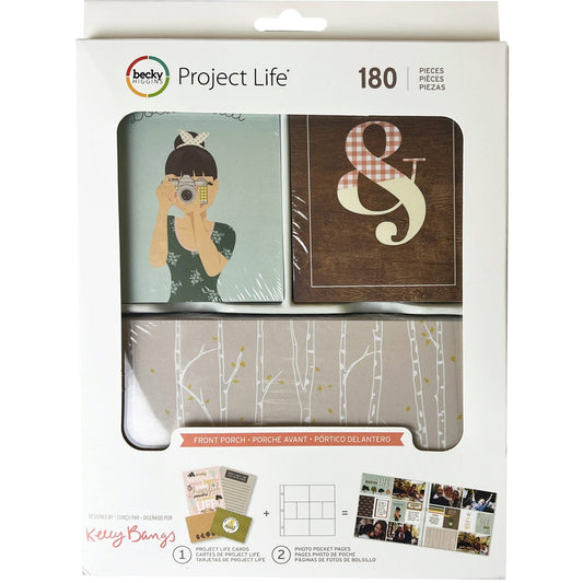 front porch edition craft value kit - becky higgins project life - 180 pieces -- 12 per case