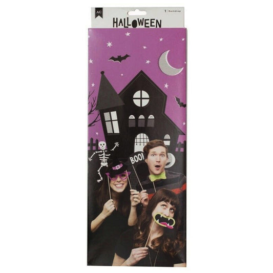 american crafts halloween photo booth backdrop - 36 in x 58 in -- 13 per box