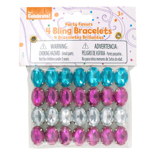 bulk bling bracelets - - party favors -- 48 per case