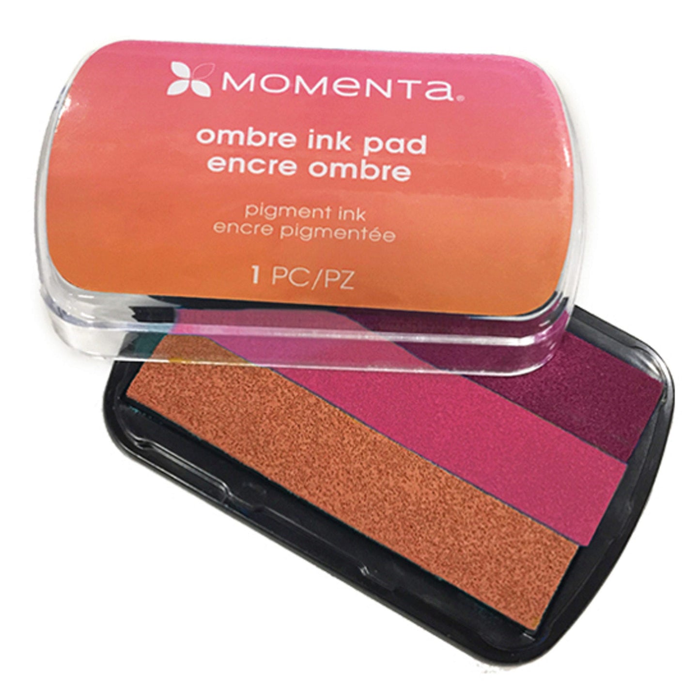 momenta ombre ink pads  pink to orange   -- 60 per box