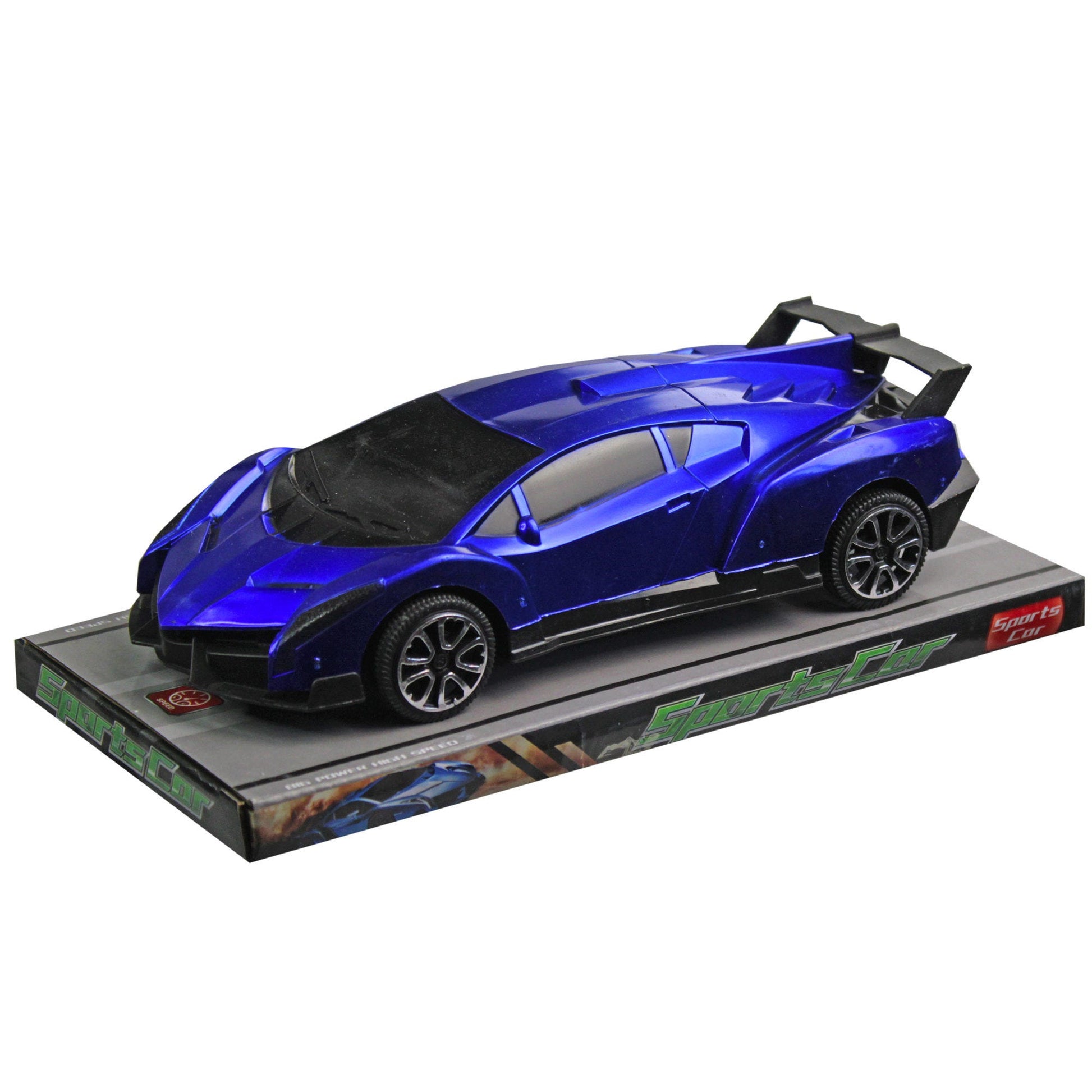 friction super racer toy sports car kit -- 24 per box