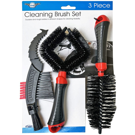 3 pack tire cleaning brushes -- 11 per box