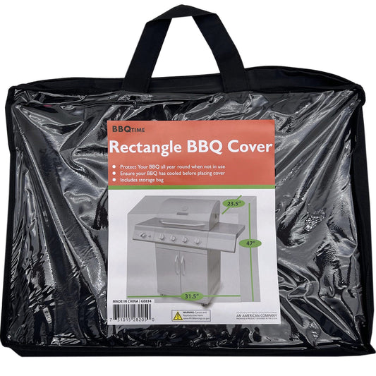 rectangle heavy duty barbecue grill protective cover -- 3 per box