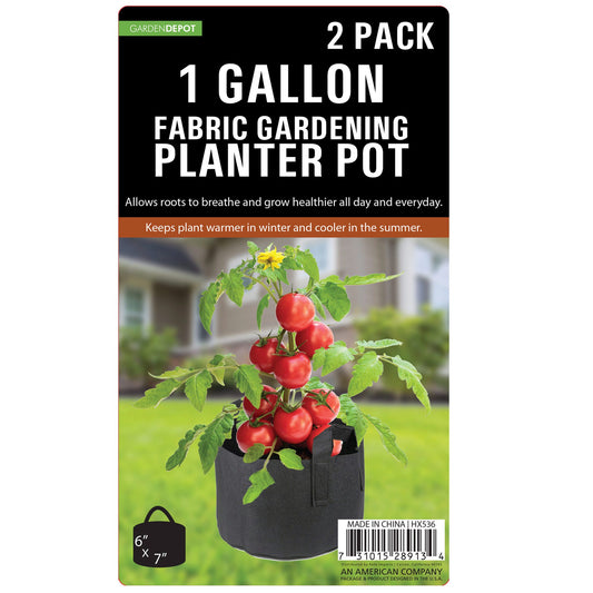 1 gallon fabric gardening planter pot -- 23 per box