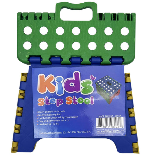 colorful foldable kids step stool -- 12 per box