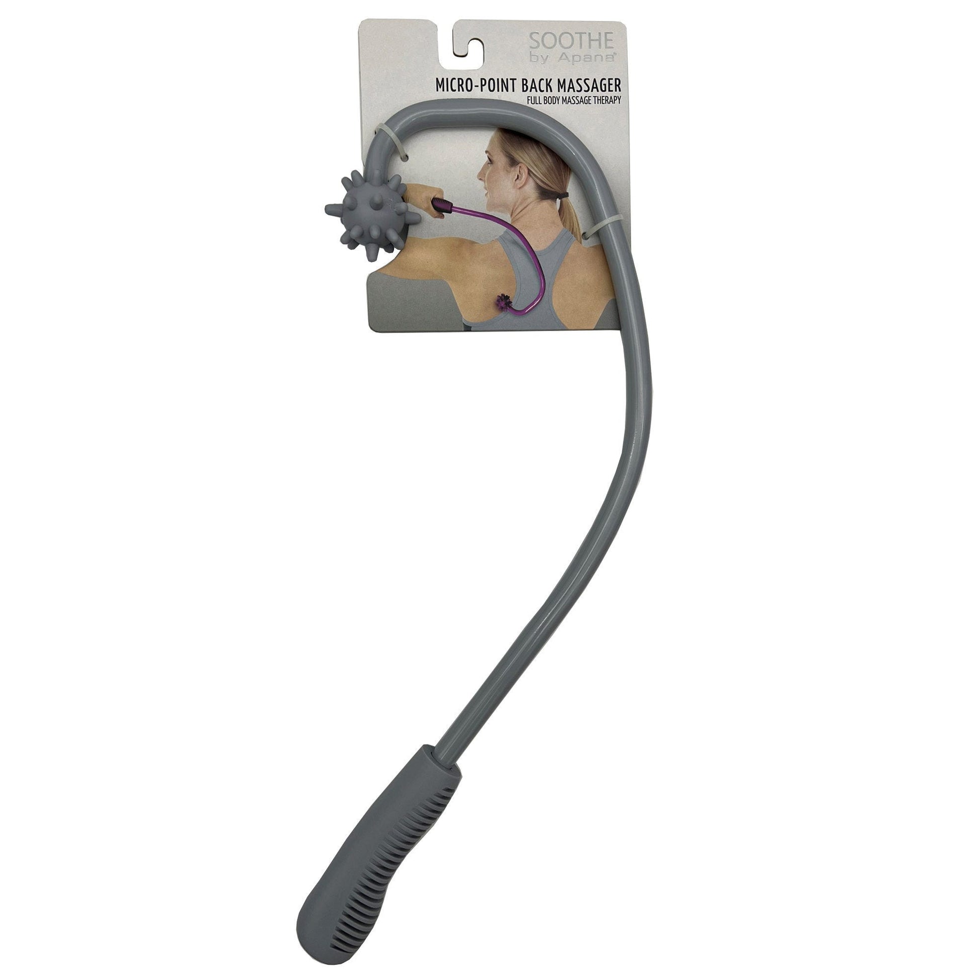 soothe by apana micro- point back massager in gray -- 12 per box
