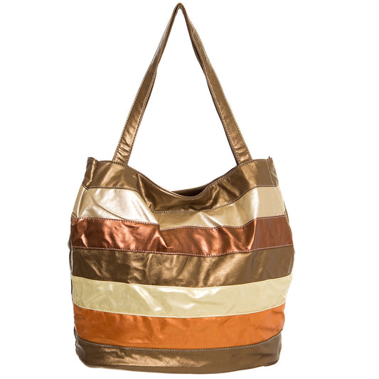 large gold brown tote bag -- 10 per box