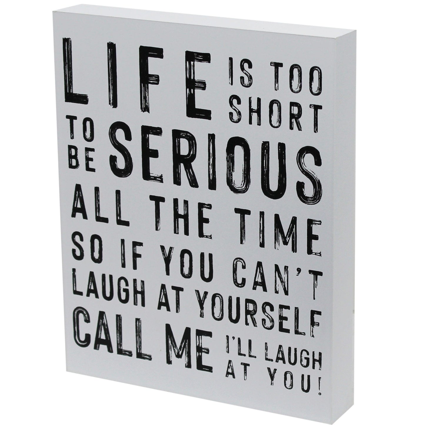 8 x 10 mdf life is too short box d cor -- 20 per box