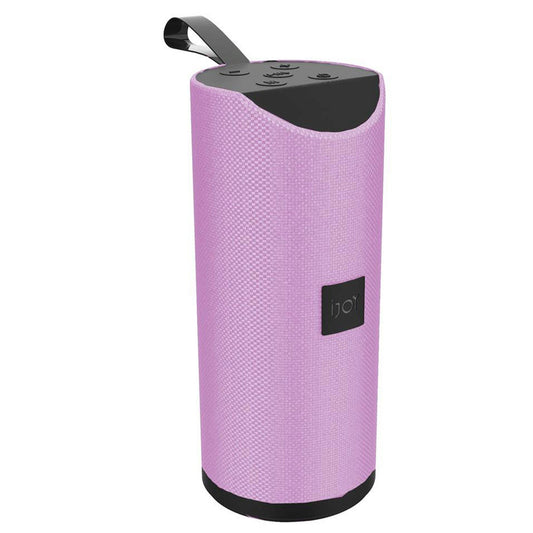 i joy roar extra bass splashproof portable bluetooth speaker in light purple -- 6 per box