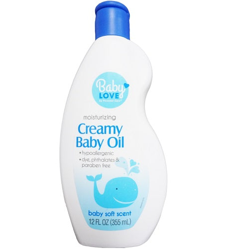 b.l baby oil 12oz creamy soft scent -- 12 per case