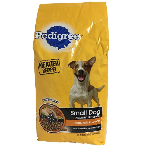 pedigree 3.5 lbs chicken sml dogs bag -- 4 per case