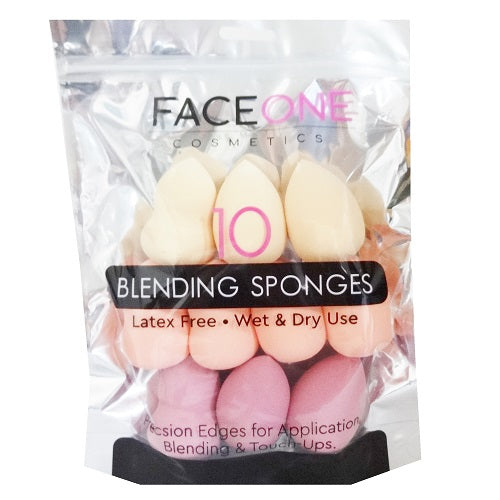 make- up sponge 10pc asst clrs -- 12 per box