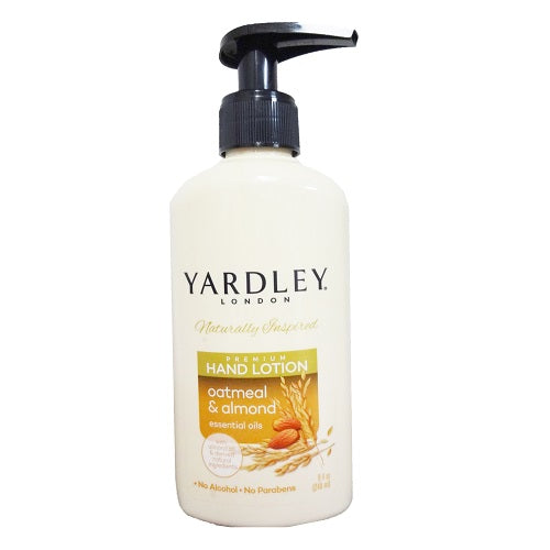 yardley hand lotion 8.4oz oatmeal almo -- 12 per case