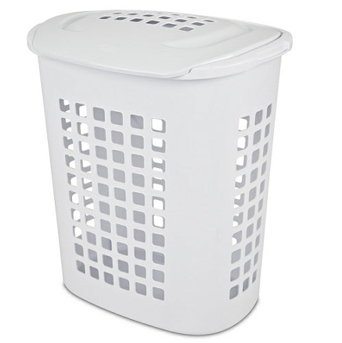 sterilite laundry hamper wht rectangular -- 4 per case