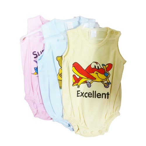 baby onesie asst sizes clrs -- 12 per box