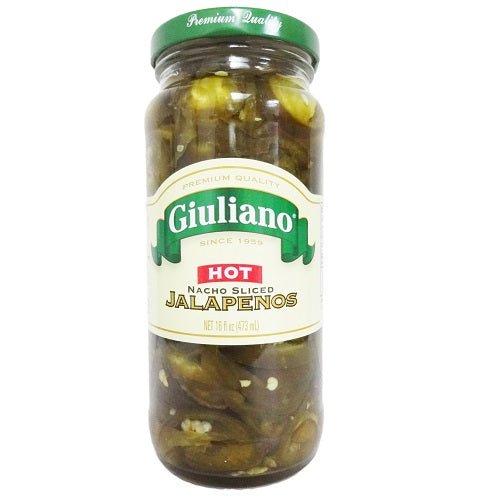 giuliano sliced jalape os 16oz hot -- 6 per case