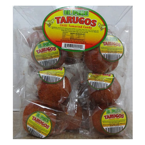 el peke tarugos tamarind candy w- chili -- 18 per box