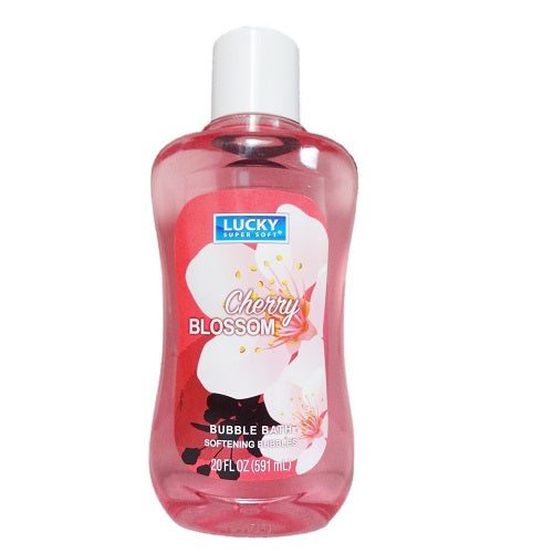 lucky bubble bath 20oz cherry blossom -- 12 per case