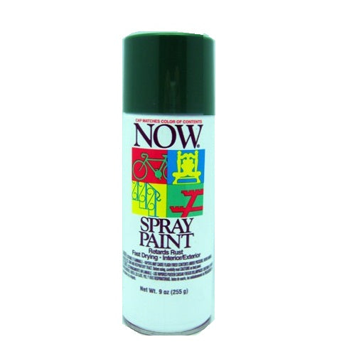 q.c now spray paint 9oz hunter green -- 6 per case