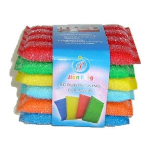 scrubbers 6pc asst clrs -- 10 per box