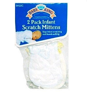 baby infant mittens asst -- 12 per box