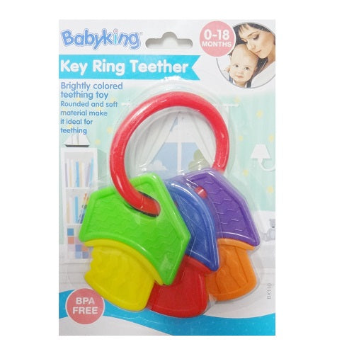 baby key ring teether -- 12 per box