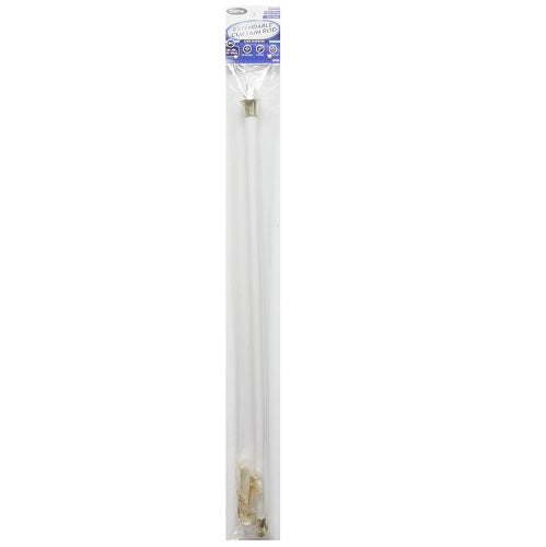 curtain rod extendable 1pc 28-48in -- 24 per case