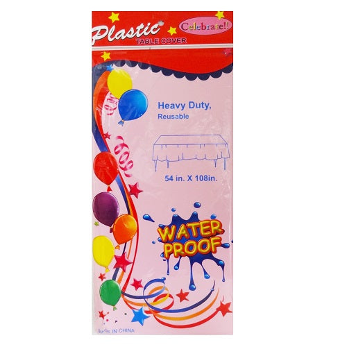 table cover 54 x 108in pink -- 12 per box