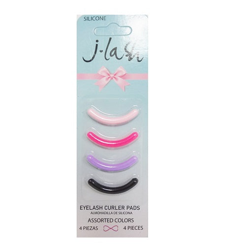eyelash curler pads 4pc asst clrs -- 12 per box