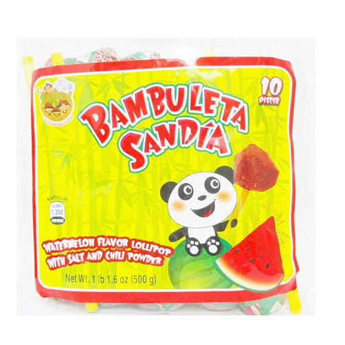 bambuleta watermelon lollipop chili 50g -- 10 per box