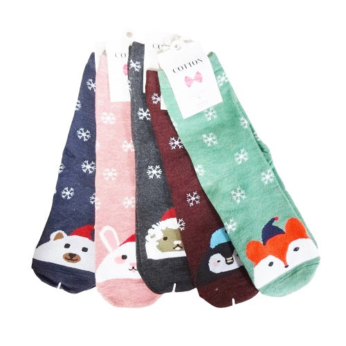 ladies socks 1pair asst clrs designs -- 12 per box