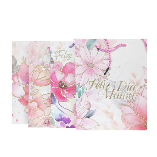 gift bags feliz dia mam smll asst -- 12 per box