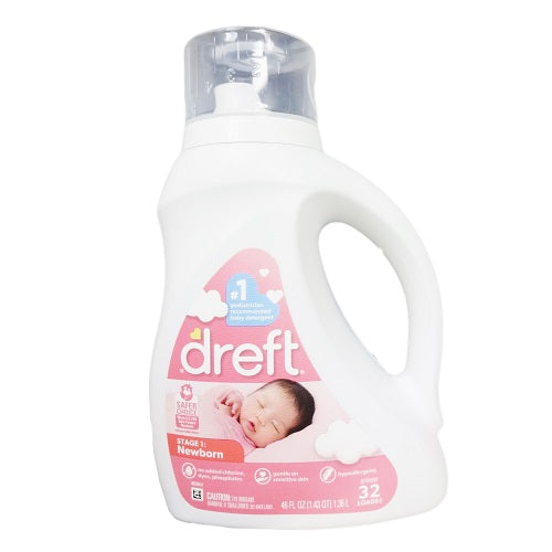 dreft baby liq det 46oz newborn -- 6 per case