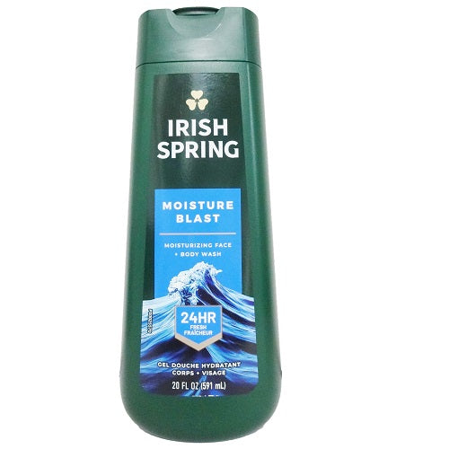 irish spring body wash 20oz moisture bl -- 4 per case