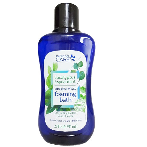 p.c epsom salt foaming bath 20oz euca -- 12 per case