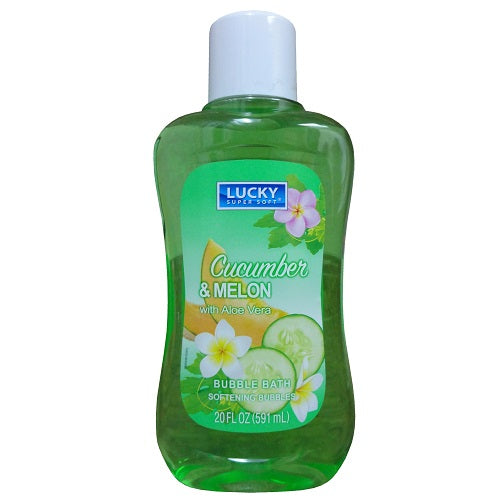 lucky bubble bath 20oz cucumber mel -- 12 per case