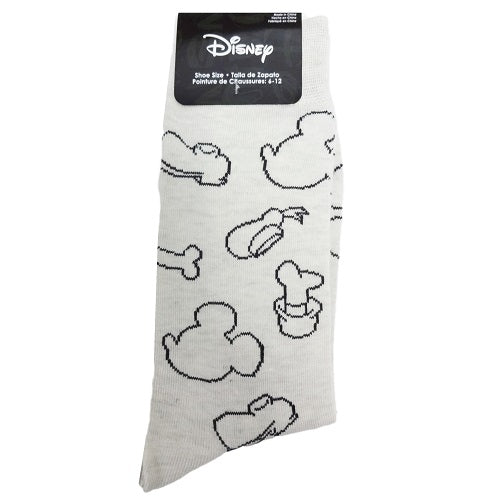 mens socks mickey mouse 1pk 10-13 -- 12 per box