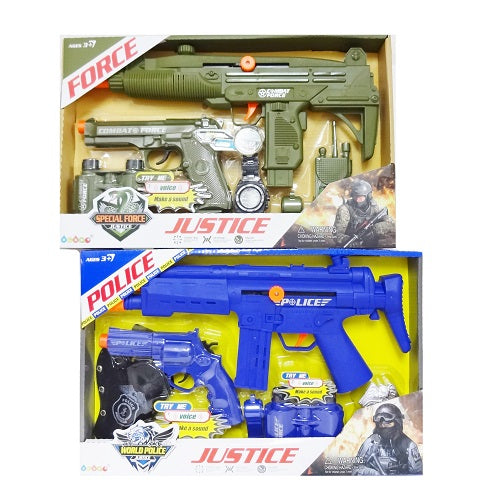 toy world police justice set -- 12 per case