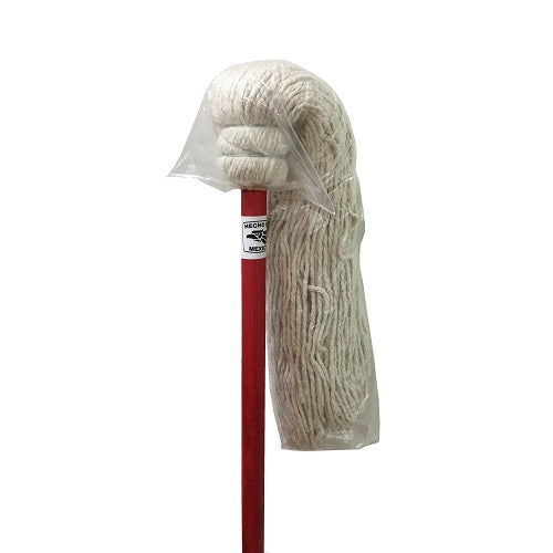 mop 24 cotton white w- handle -- 12 per case