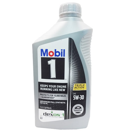 mobil 1 motor oil 5w-30 1qt -- 6 per case