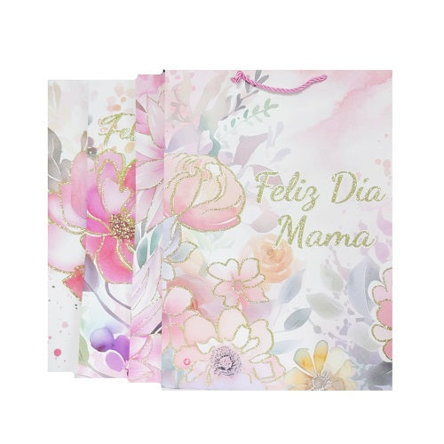 gift bags feliz dia mam lg asst -- 12 per box