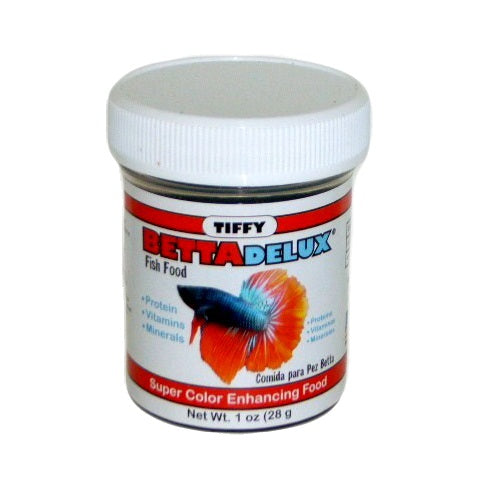 betta delux fish food 1oz bottle -- 24 per case