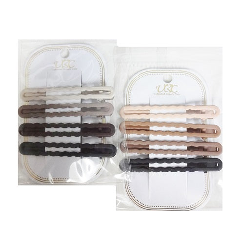 hair clips 4pk asst clrs -- 12 per box