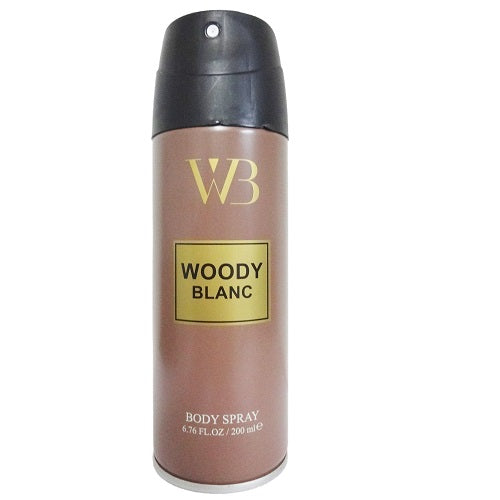 mens body spray 6.76oz woody blanc -- 12 per box