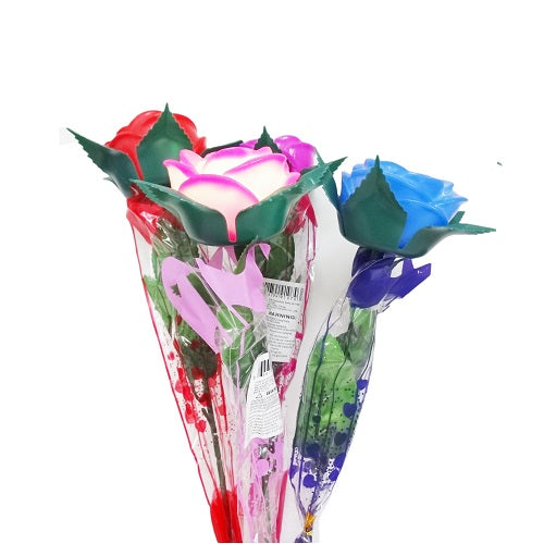 rose asst clrs plactic -- 12 per box