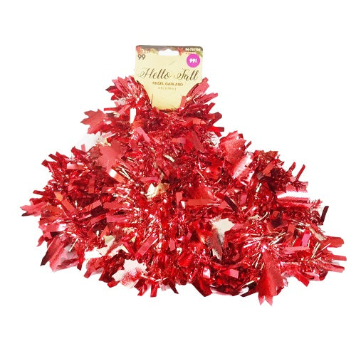 harvest tinsel garland 9ft -- 18 per case