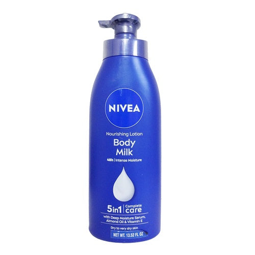 nivea body milk 400ml 5 in 1 complete ca -- 12 per case