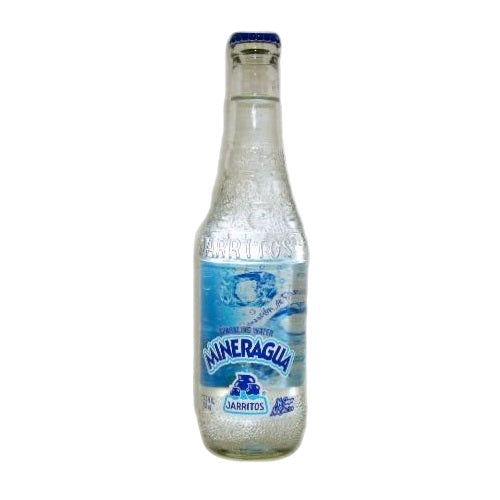 jarritos soda 12.5oz mineragua glass -- 24 per case
