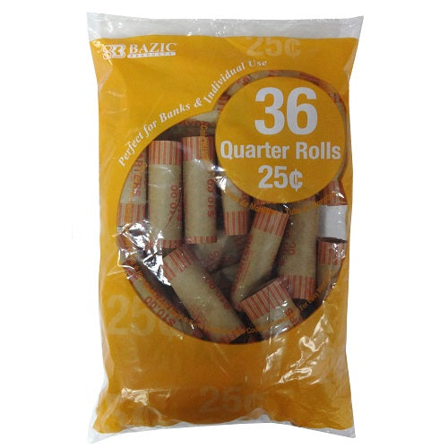 coin wrappers 36ct quarters -- 45 per case